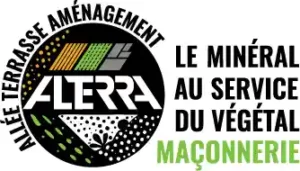 Logo Alterra Plesse, allée, terrasse, aménagement