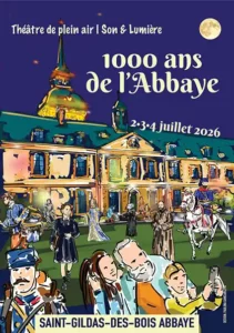 1000 ans Abbaye St Gildas des Bois